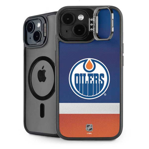 NHL Edmonton Oilers Jersey iPhone 15 Kickstand Case